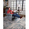 Bravo Furniture Jodie Pwr Swivel Recliner w/ Adjustable Arms & HR