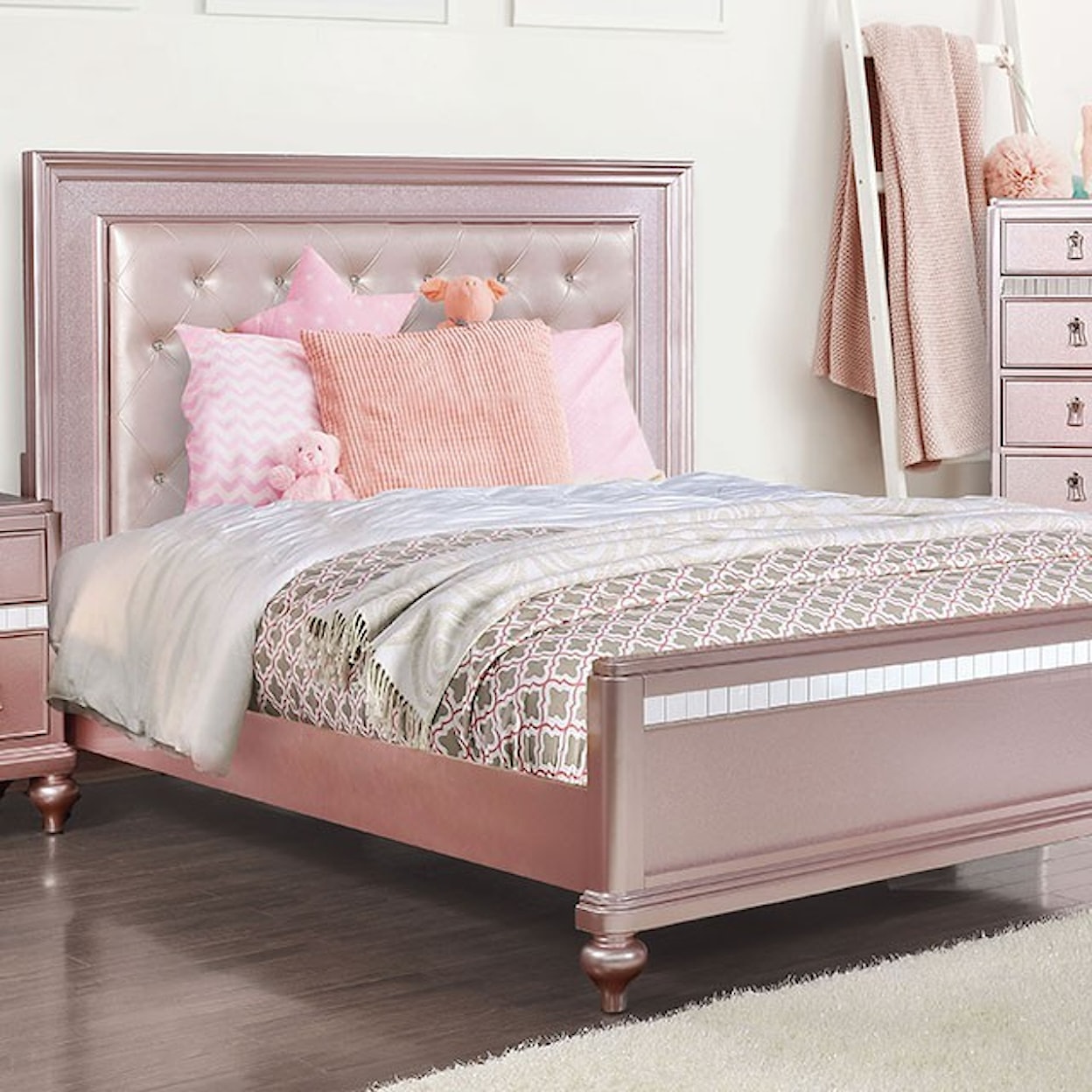 FUSA Ariston Queen Panel Bed