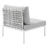 Modway Harmony Outdoor Aluminum Armless Chair