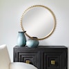 Uttermost Taza Taza Gold Round Mirror