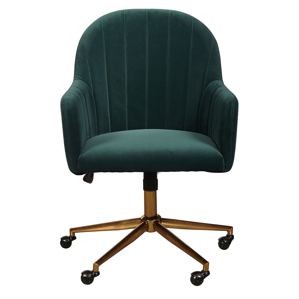 Accentrics Home Home Office Emerald Channeled Back Office Chair