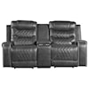 Homelegance Furniture Putnam Power Double Reclining Loveseat