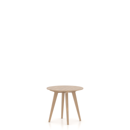 22" Round End Table w/Splayed Legs