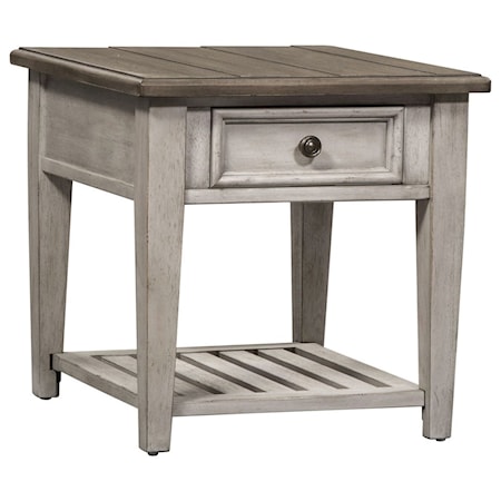 1-Drawer End Table