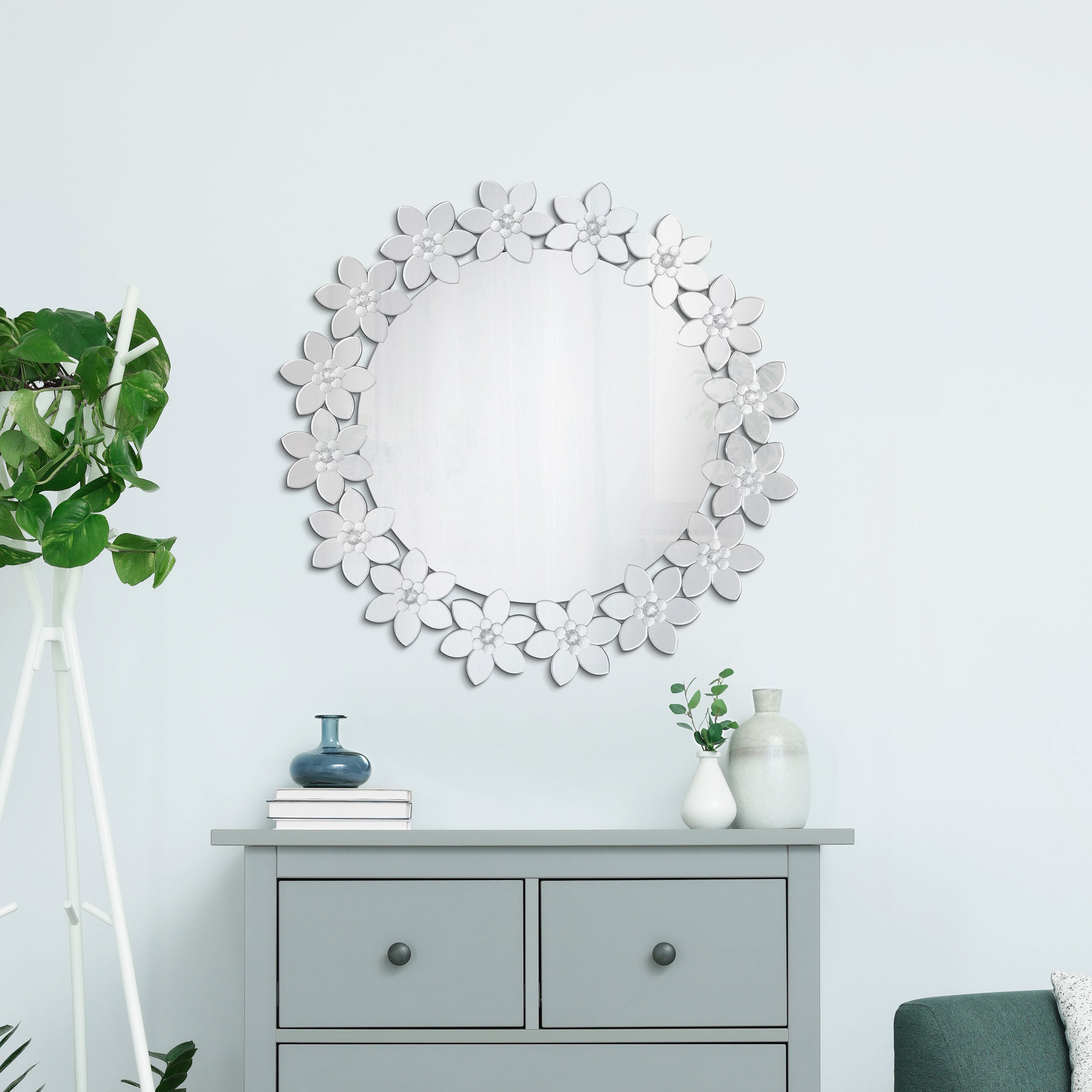 Cordelia 36 x 36 Inch Wall Mirror