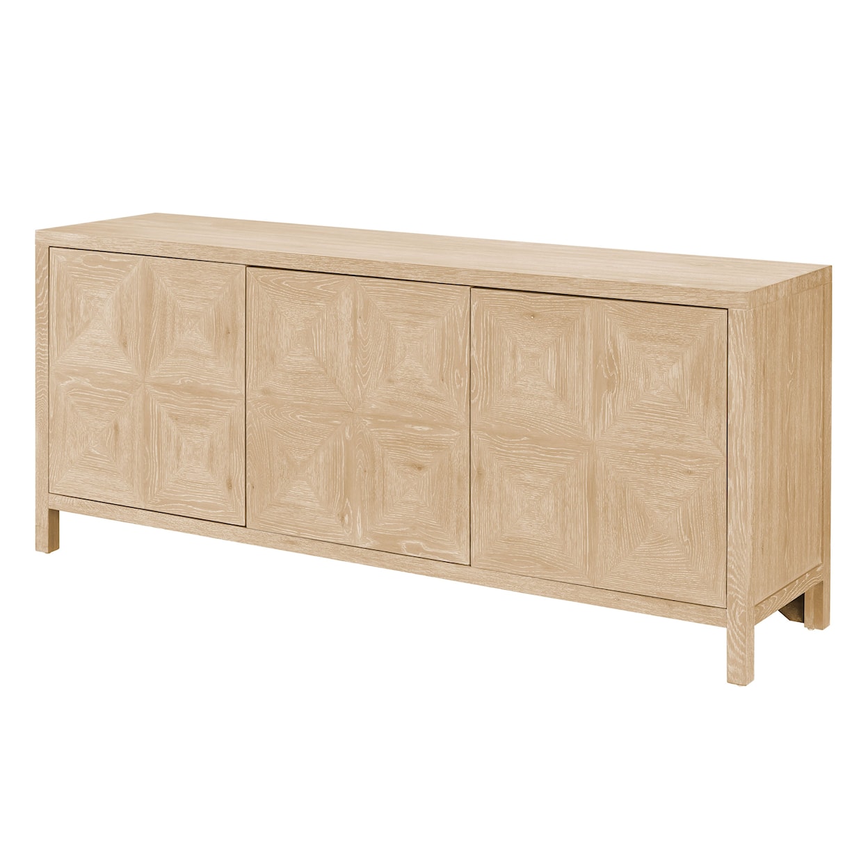 Universal Modern Farmhouse 3-Door Credenza