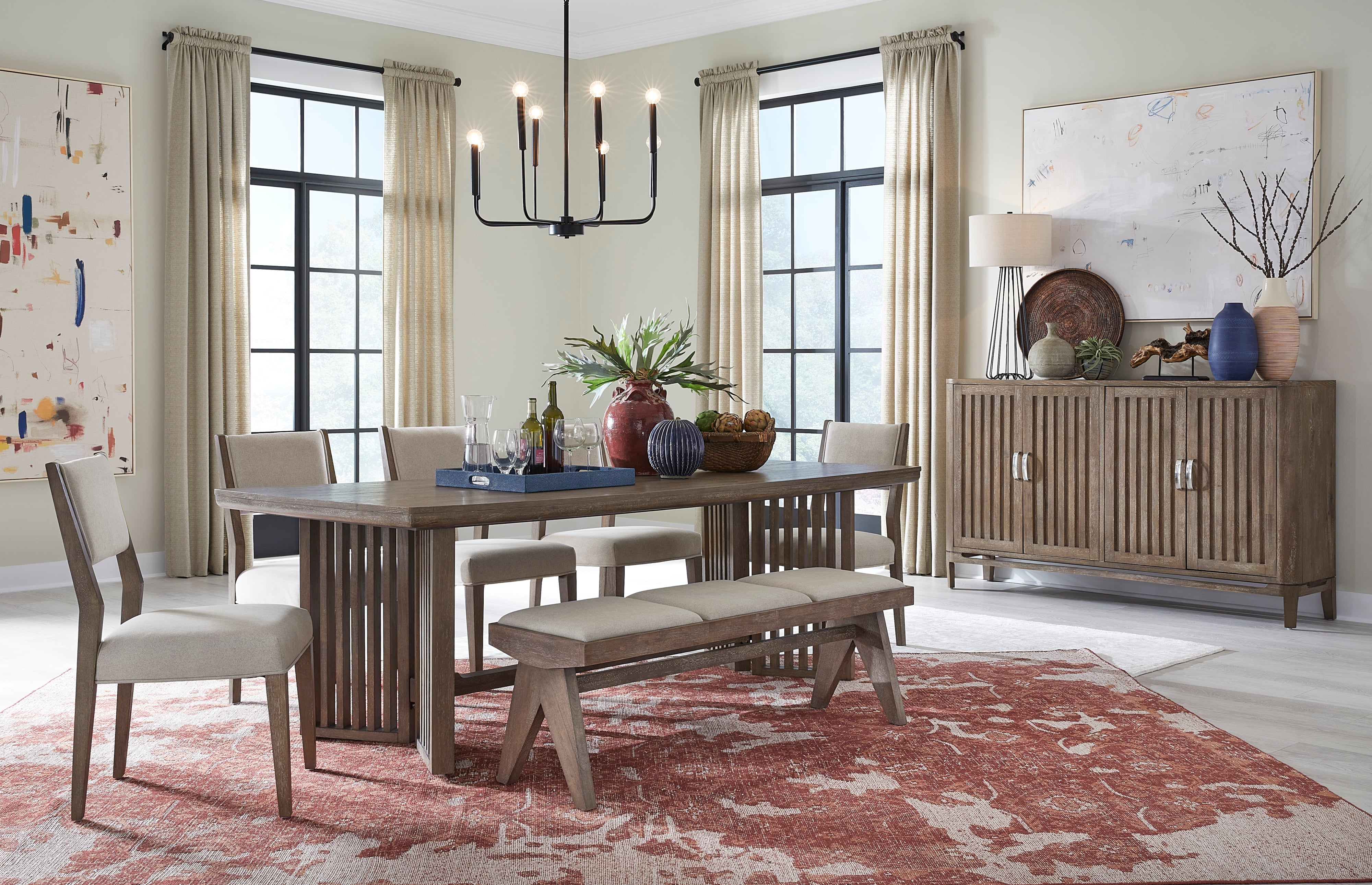 Sharon Kavanaugh Bedroom Trestle Dining Table
