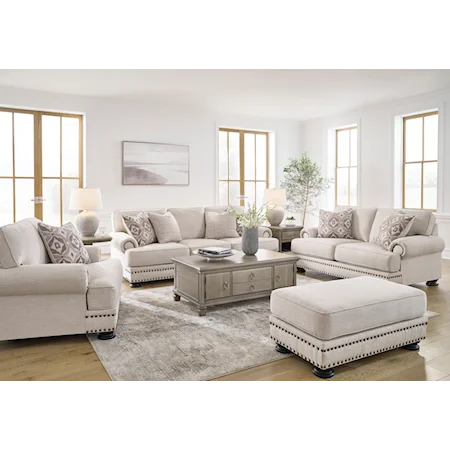 Transitional 4-Piece Living Room Set