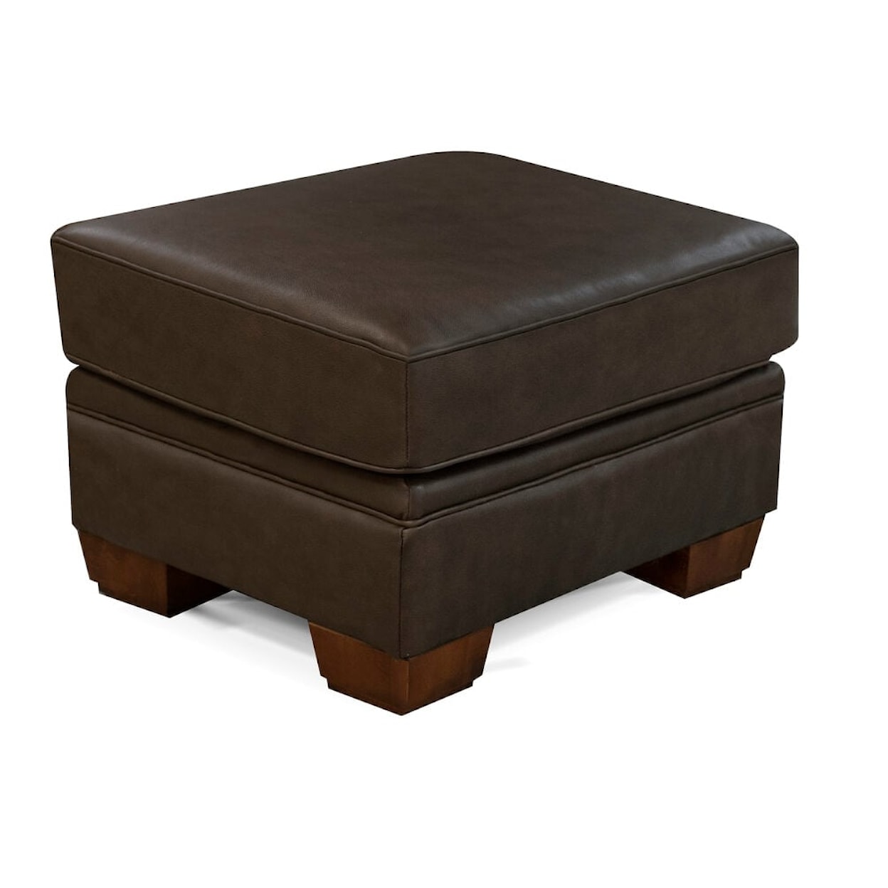 Tennessee Custom Upholstery 1430R/LSR Series Leather Ottoman