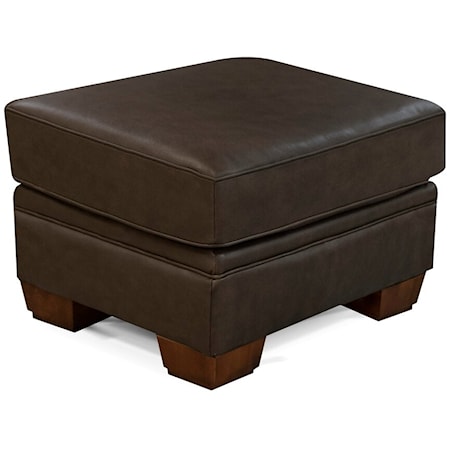 Leather Ottoman