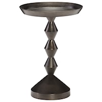 Mirabelle Cast Aluminum Accent Table