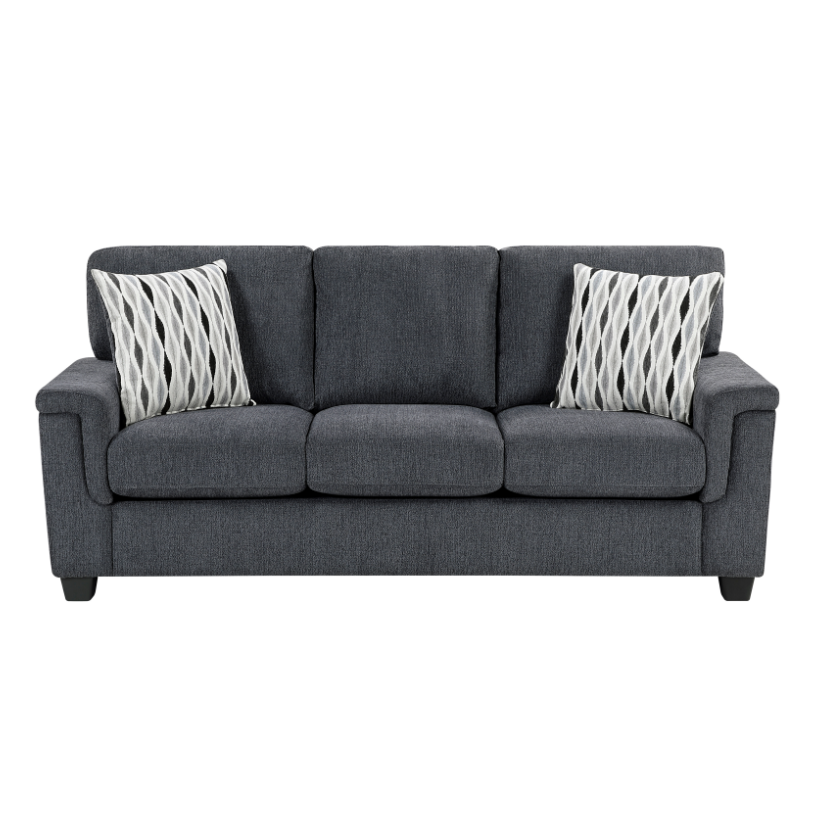 Sofa with Throw Pillows