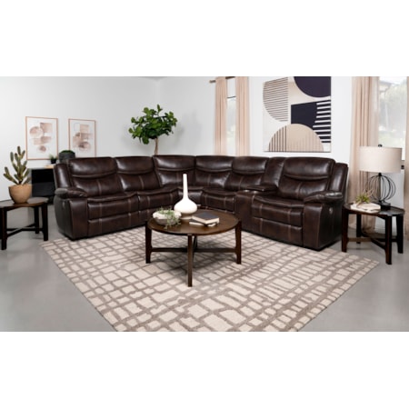 Power Reclining Sectional Sofa