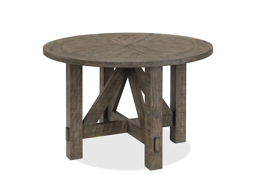Bradford Round Dining Table by Riverside Furniture at Janeen's Furniture Gallery
