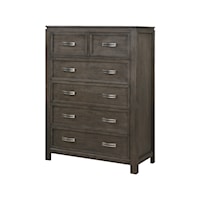 Contemporary Six-Drawer Chest