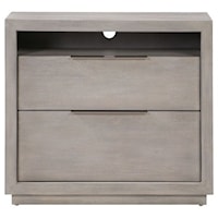 Nightstand with 2 Drawers and 1 Shelf