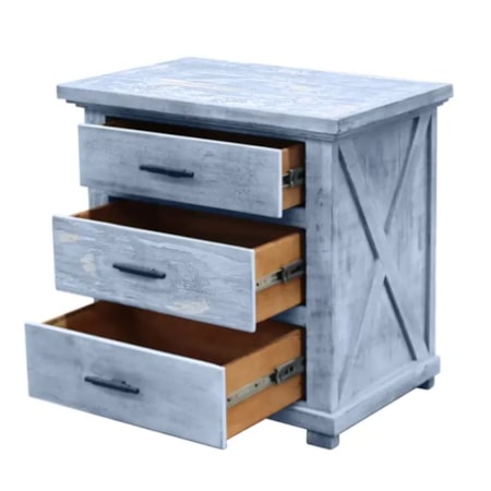 3-Drawer Nightstand