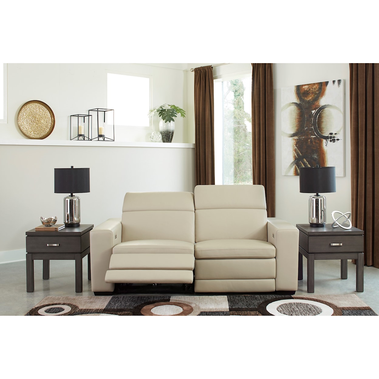 Signature Design Texline Reclining Loveseat