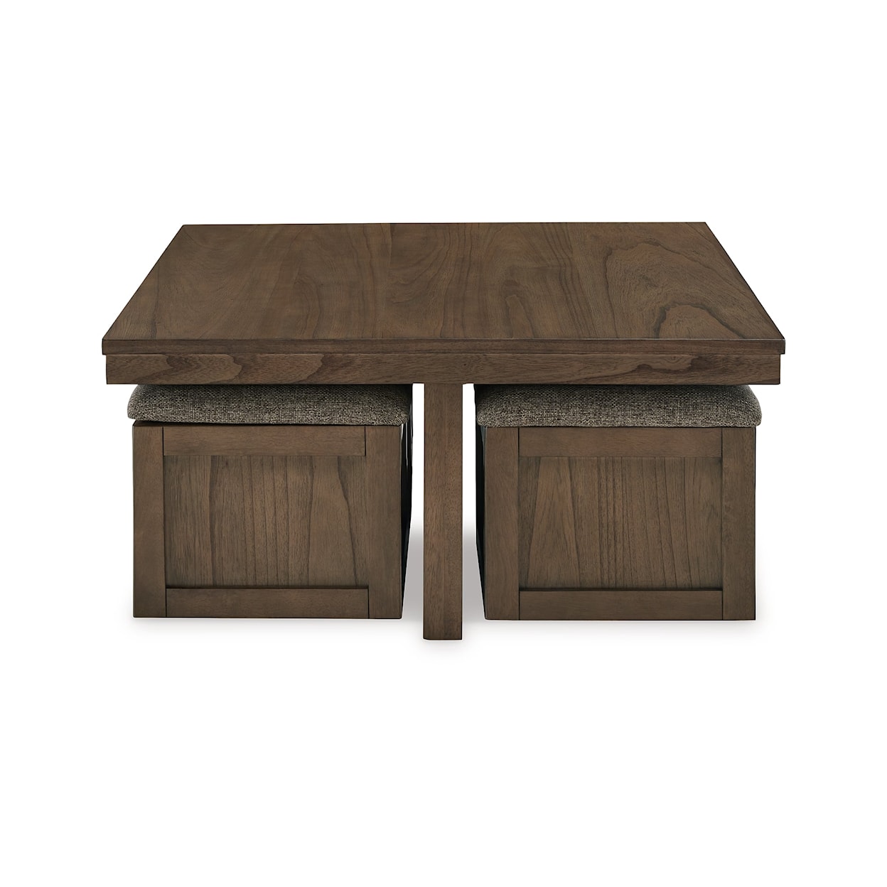 Signature Design by Ashley Boardernest Coffee Table with 4 Stools