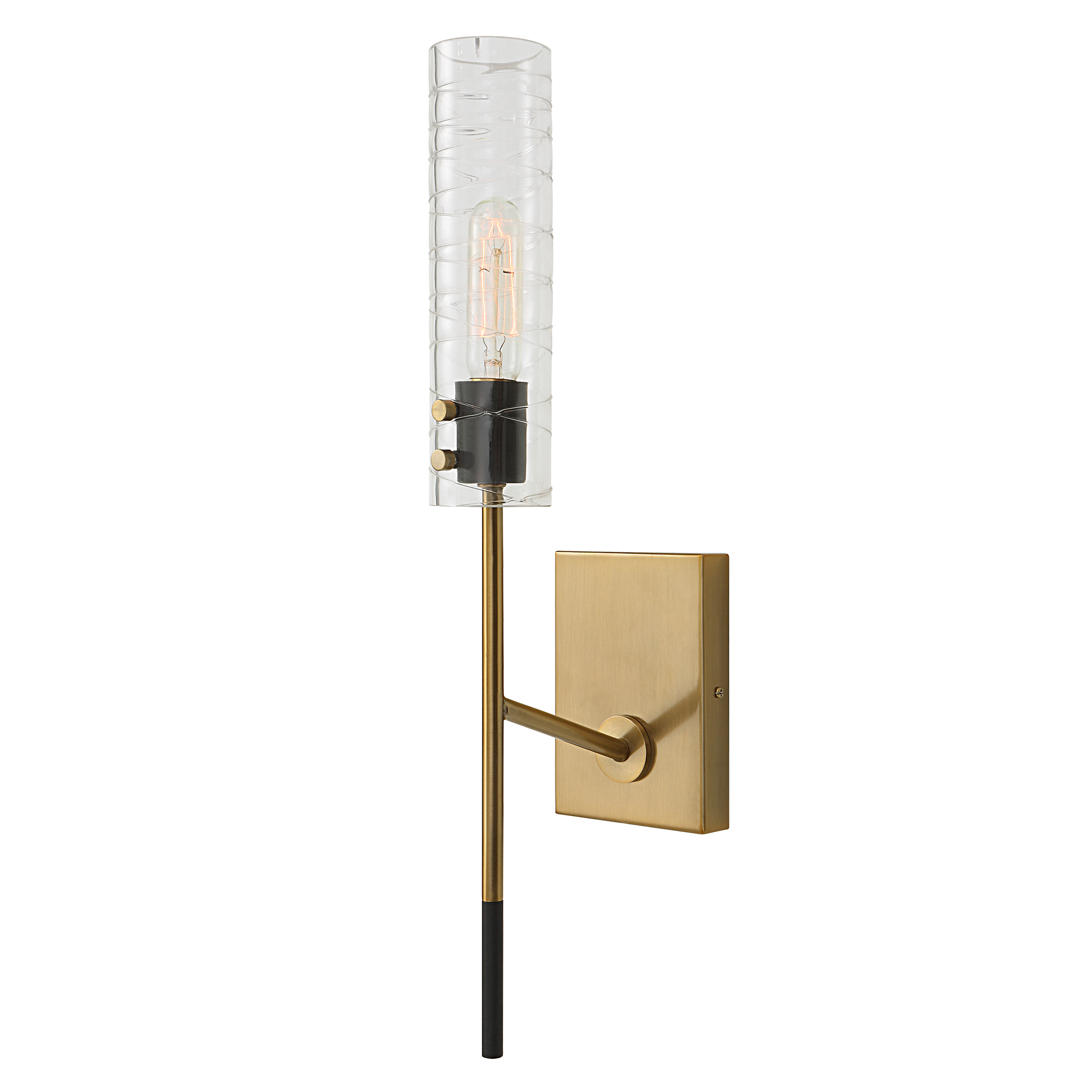 Uttermost Telesto Telesto 1 Light Brass Sconce