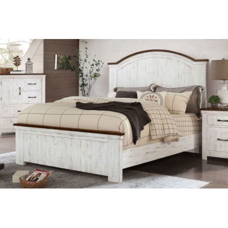 California King Panel Bed