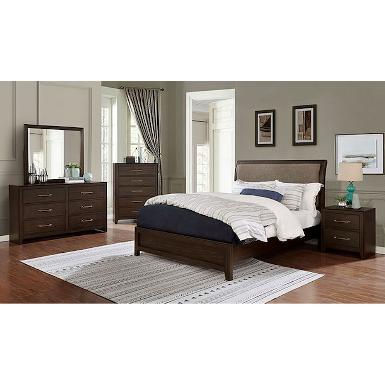 Furniture of America Jamie King Panel Bed