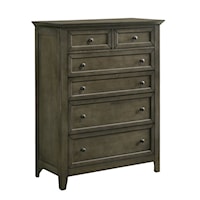 Contemporary 6-Drawer Standard Chest