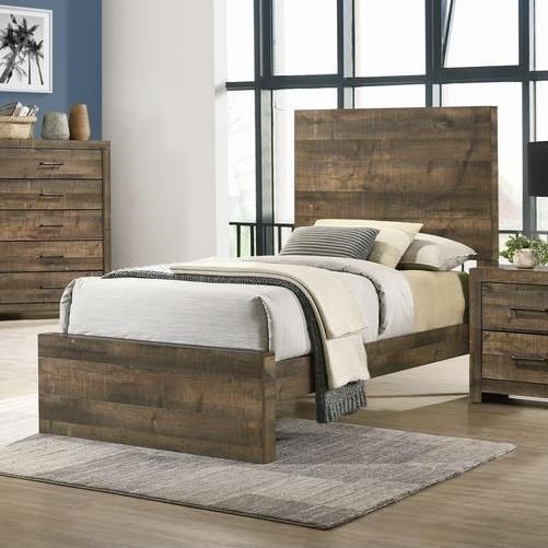 Elements International Bailey Twin Panel Bed