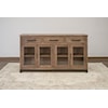 International Furniture Direct Natural Parota Console