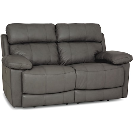 Finley Casual Reclining Loveseat with Pillow Arms