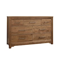 Rustic 7-Drawer Dresser