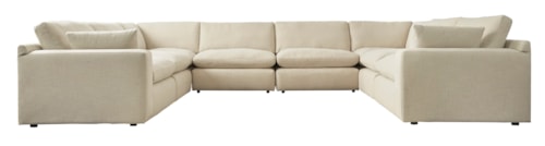 8-Piece U-Shape Modular Sectional