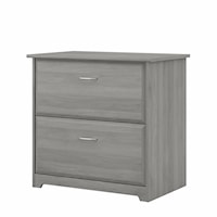 Cabot 2 Drawer Lateral File Cabinet in Modern Gray