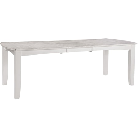 Coastal Extension Dining Table with Weathered Finish