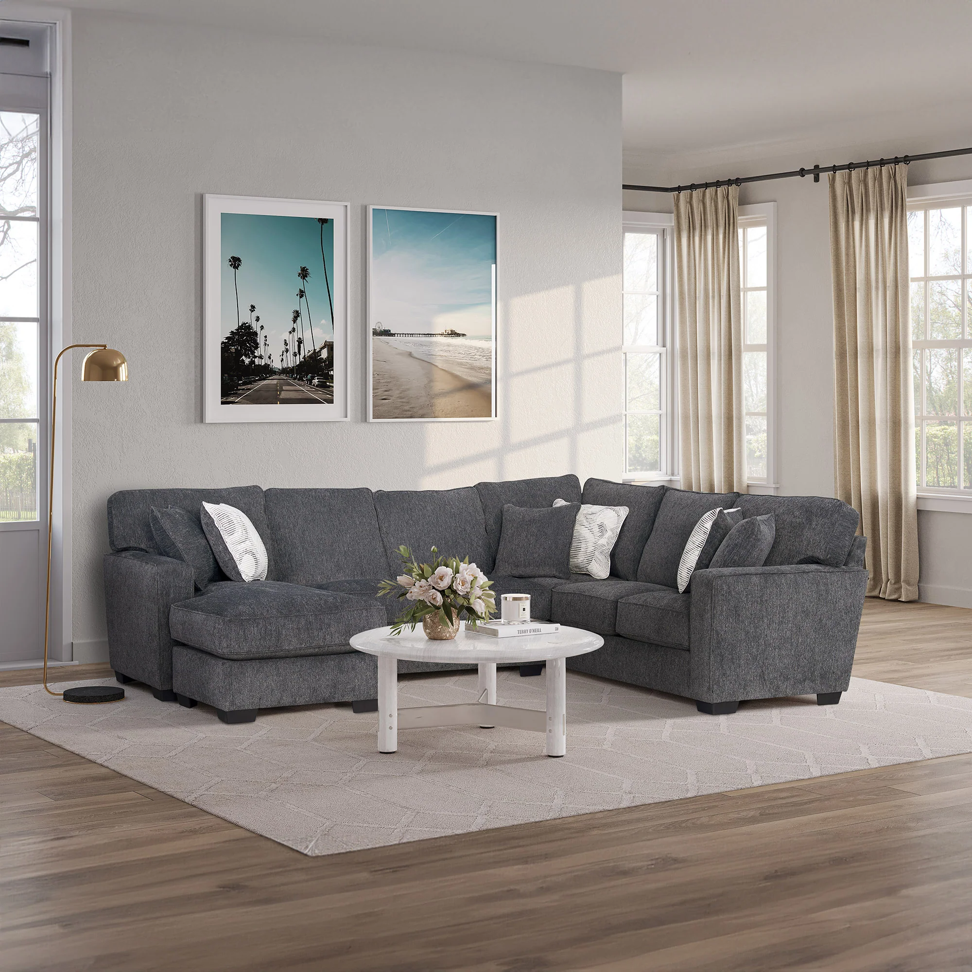 2-Piece Sectional Sofa
