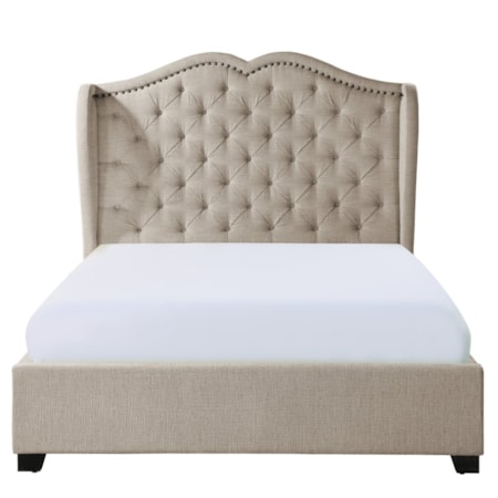 Upholstered California King Bed