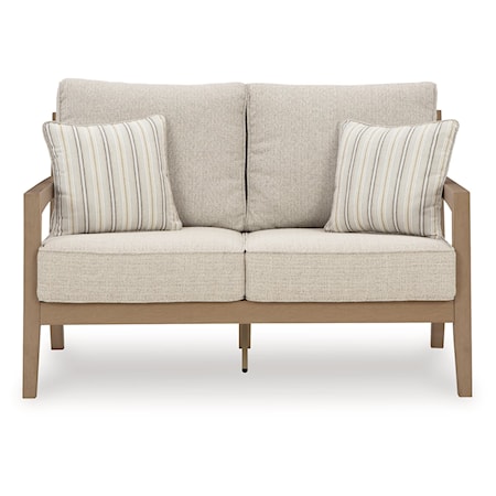 Outdoor Loveseat with Cushion