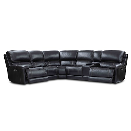 6 Piece Modular Power Reclining Sectional