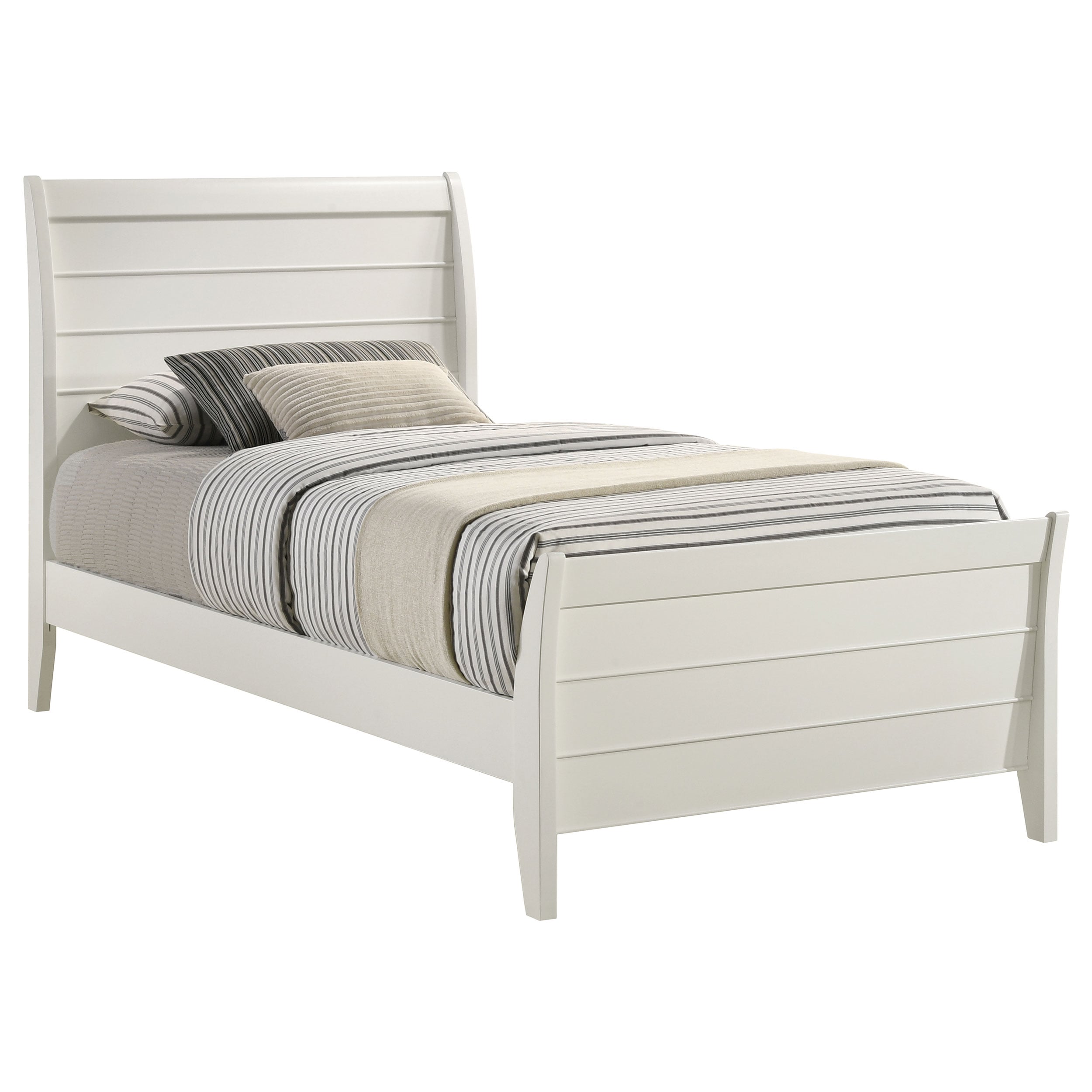 Selena Wood Twin Panel Bed