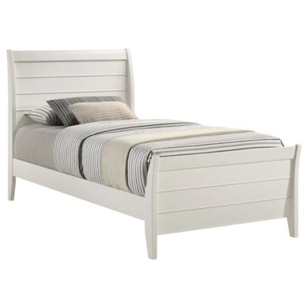 Selena Wood Twin Panel Bed