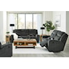Signature Design by Ashley Martinglenn Reclining Sofa with Drop Down Table