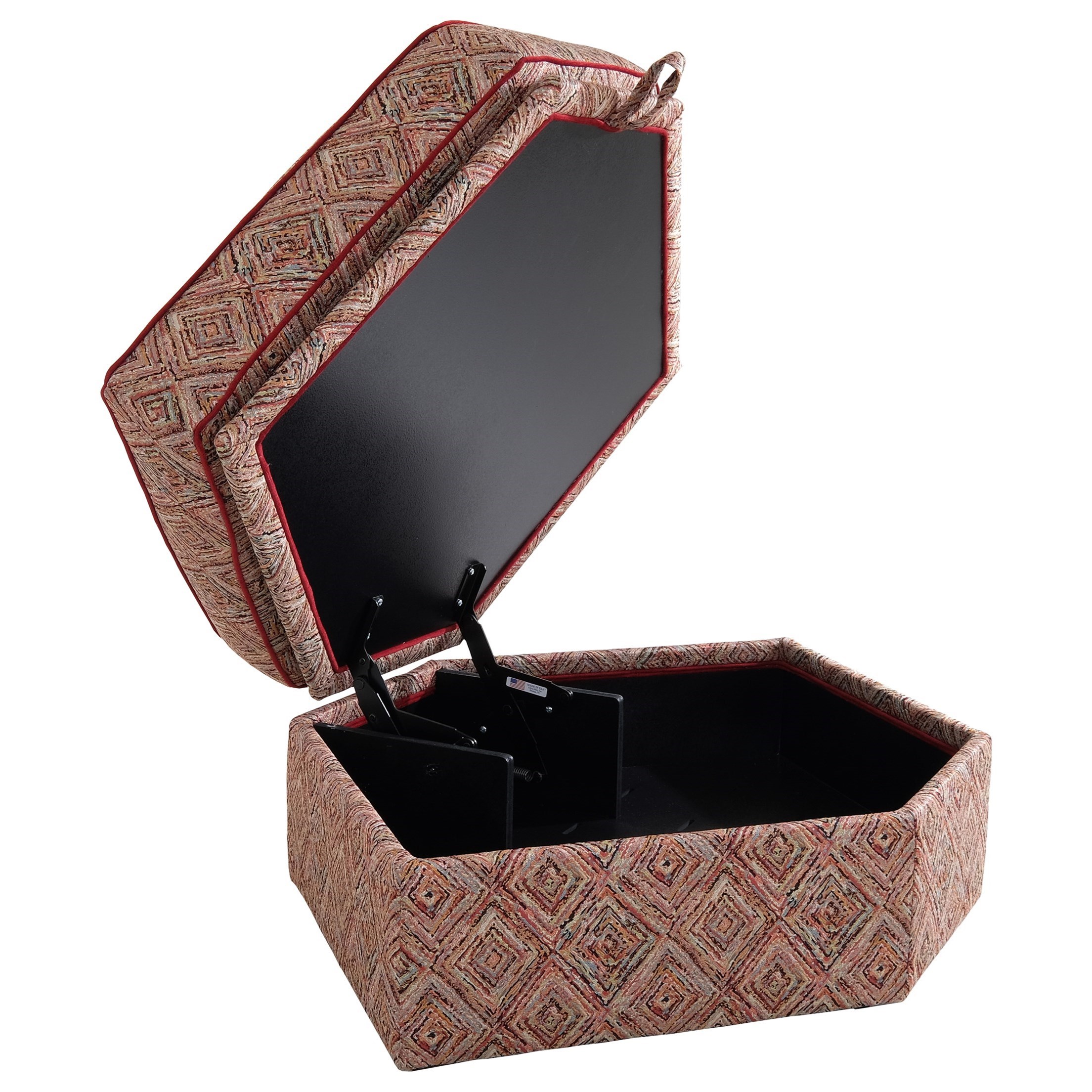 Shaped Storage Ottoman