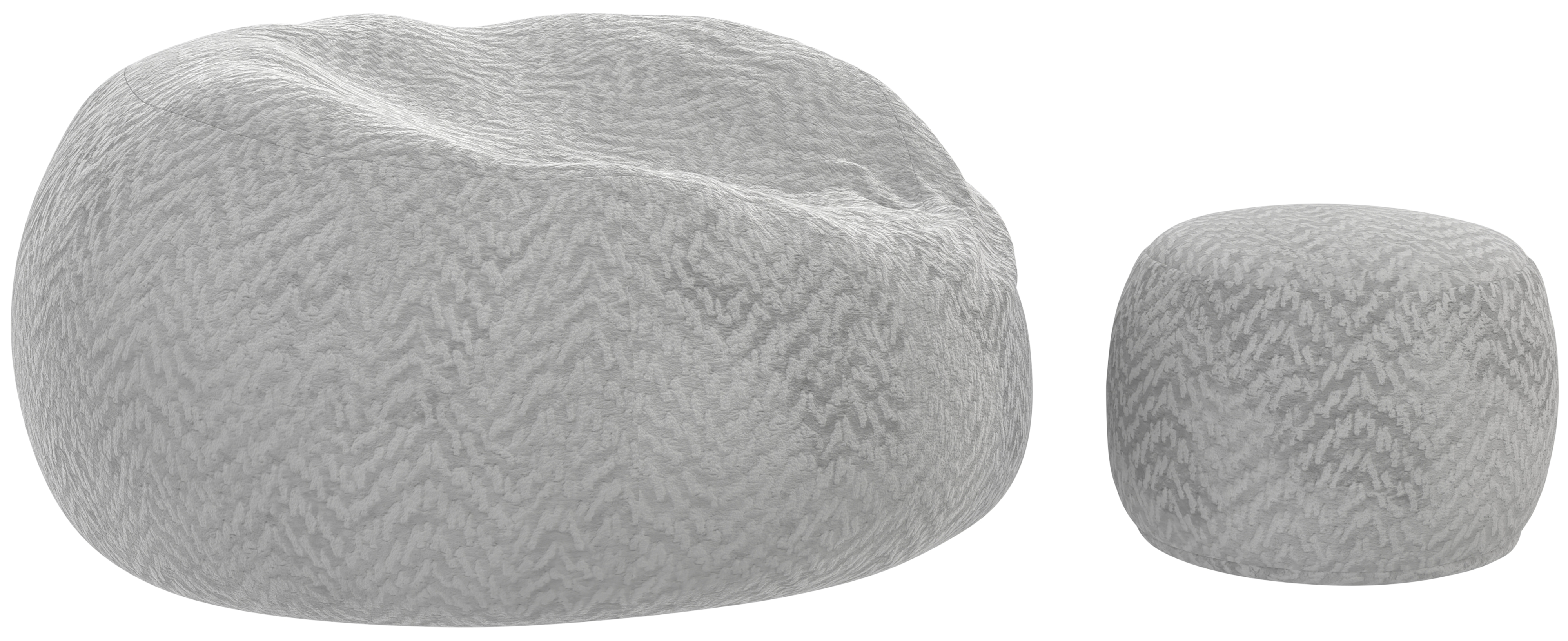 Jackson Furniture Sploosh Bean Bag Chair and Ottoman Set