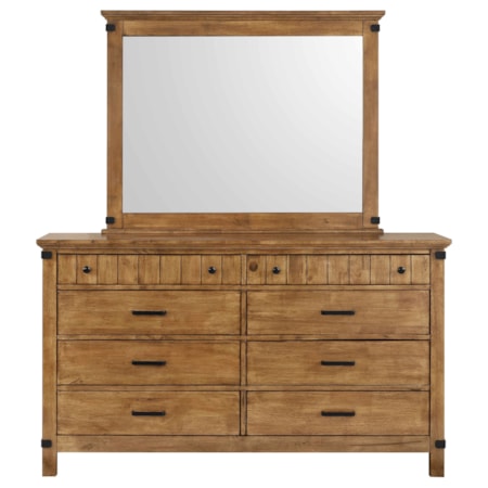 8-drawer Dresser w/ Mirror