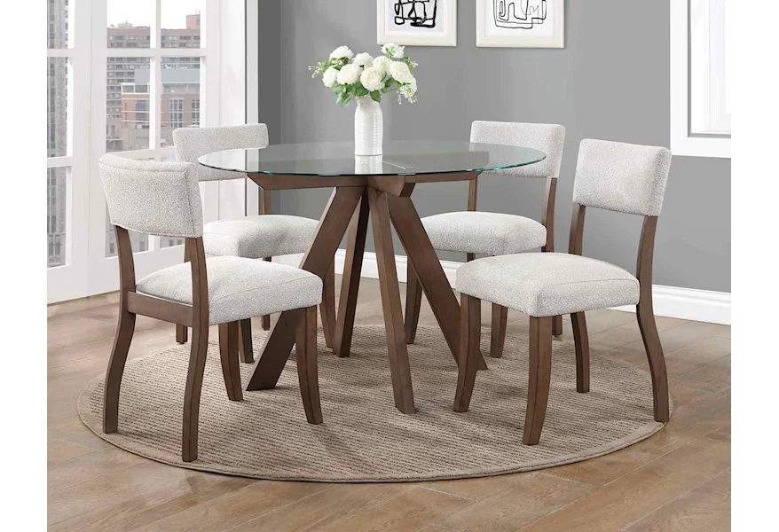 Wade 5-Piece Dining Set by Steve Silver at Sam Levitz Furniture