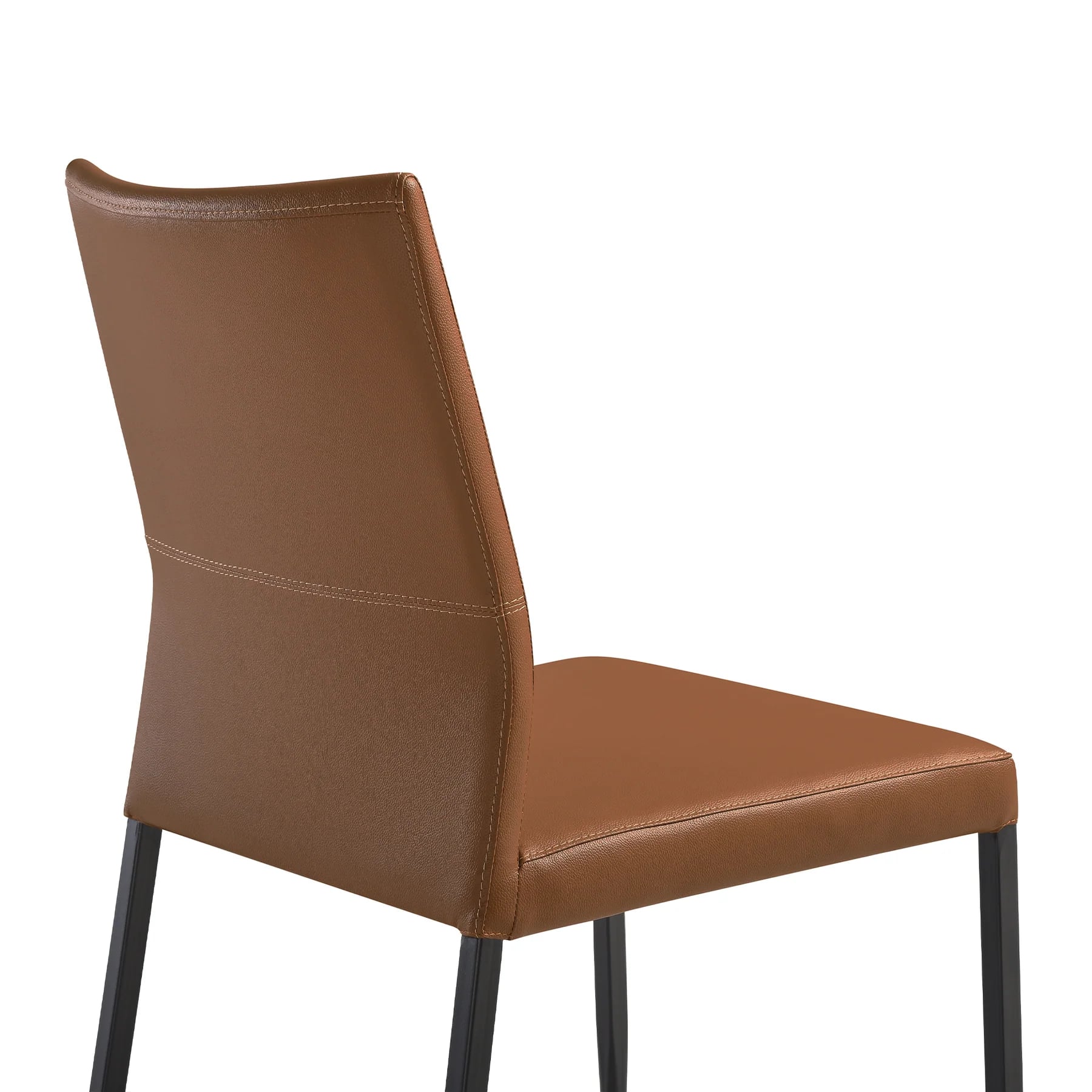 Armen Living Kash Faux-Leather Dining Chair