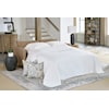Best Home Furnishings Bayment Queen Memory Foam Stationary Sofa Sleeper