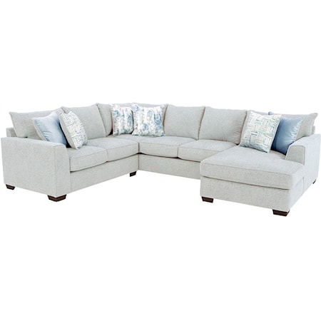 Contemporary Sectional Sofa with Chaise