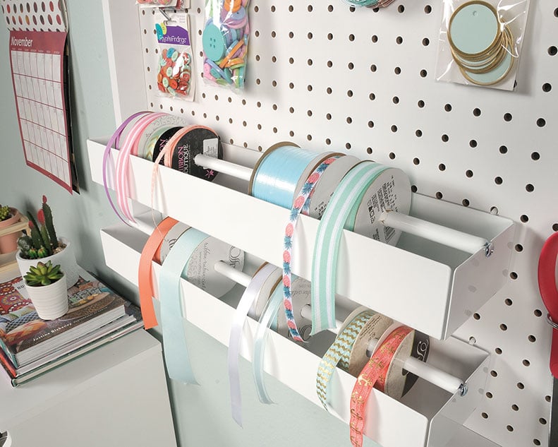 Sauder Craft Pro Series Wall Mounted Pegboard