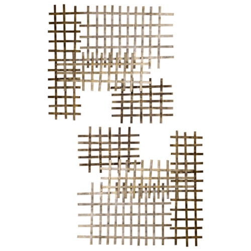 Set Of Two Heavy Metal Wall Art
